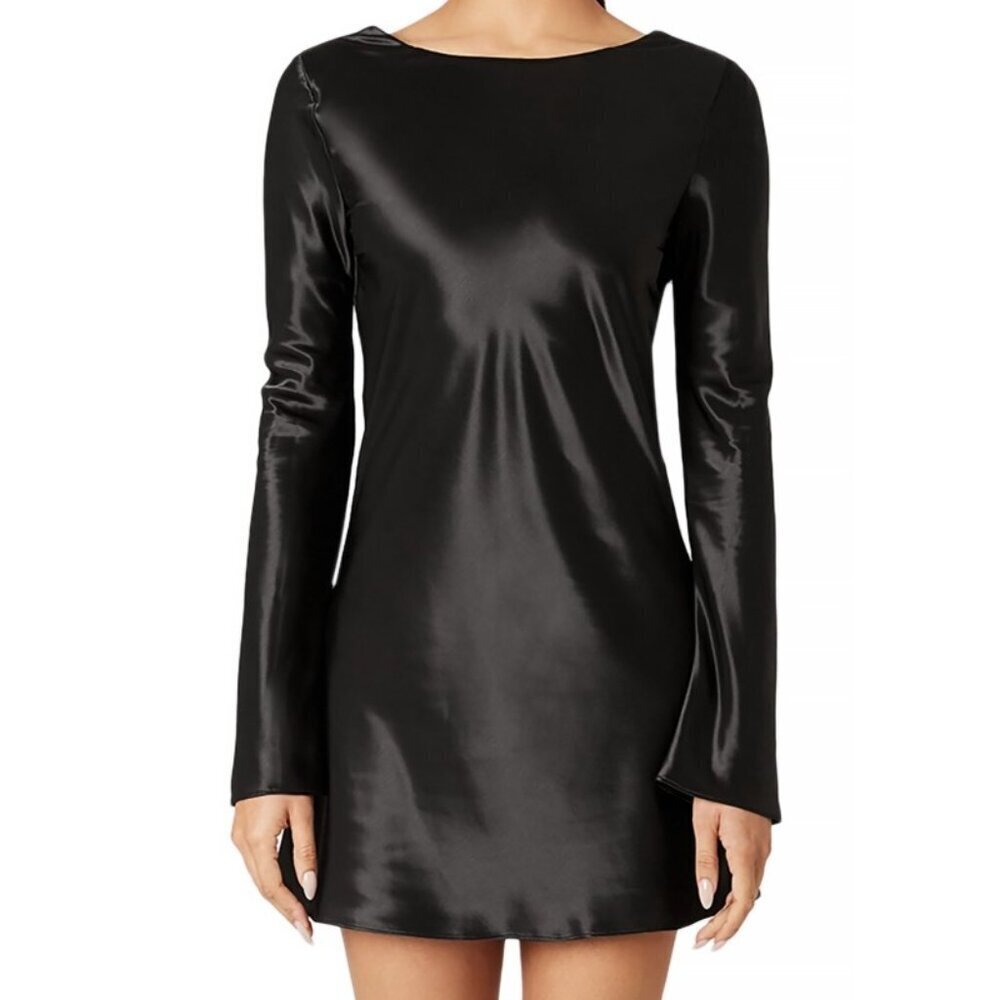NIA KIM Open-Back Black Mini Dress NWT XS Party Date Night Dress